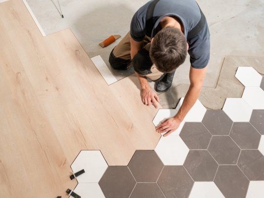 Flooring installation services in Jeffersonville, IN by Dearing Flooring Center